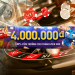 Khuyến mãi chào mừng slot lên đến 4 triệu VNĐ