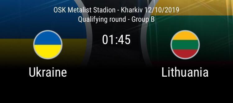 Soi kèo nhà cái Ukraine vs Lithuania, 12/10/2019 - Vòng loại Euro