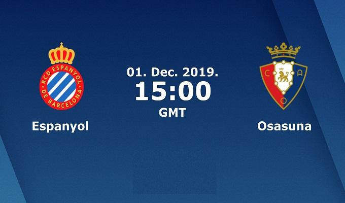Soi kèo nhà cái Espanyol vs Osasuna, 1/12/2019 - VĐQG Tây Ban Nha
