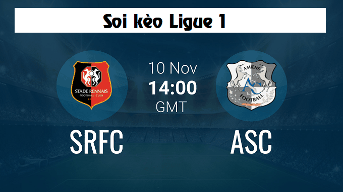 Soi keo nha cai Rennes vs Amiens, 10/11/2019 - VDQG Phap [Ligue 1]