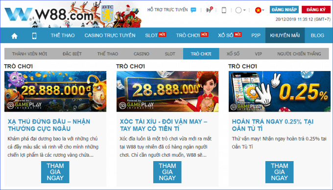 Khuyen mai khach tai w88hcm the nao?