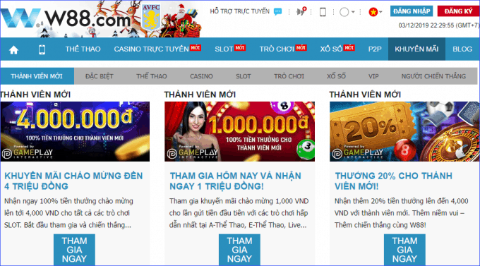 Khuyen mai khach tai w88vn the nao?