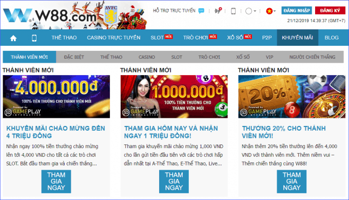 Khuyen mai khach tai w88wvn the nao?