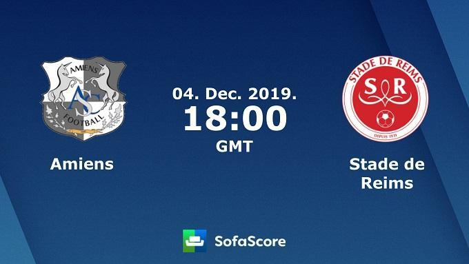 Soi keo nha cai Amiens SC vs Reims, 5/12/2019 – VDQG Phap (Ligue 1)