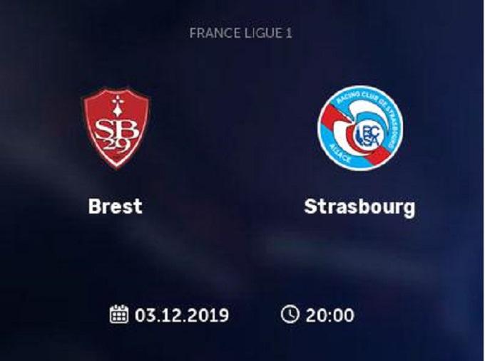 Soi keo nha cai Brest vs Strasbourg, 4/12/2019 - VDQG Phap [Ligue 1]