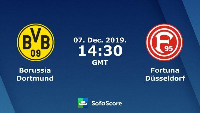 Soi keo nha cai Dortmund vs Fortuna Dusseldorf, 7/12/2019 – VDQG Duc (Bundesliga)