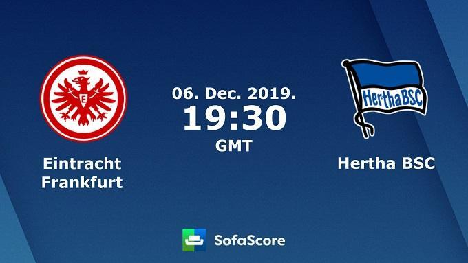 Soi keo nha cai Eintracht Frankfurt vs Hertha Berlin, 7/12/2019 – VDQG Duc (Bundesliga)