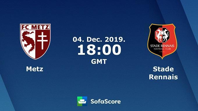 Soi keo nha cai Metz vs Rennes, 5/12/2019 – VDQG Phap (Ligue 1)