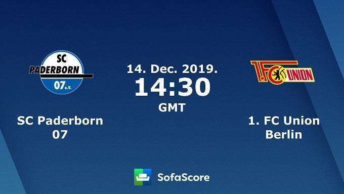 Soi keo nha cai Paderborn vs Union Berlin, 14/12/2019 – VDQG Duc (Bundesliga)