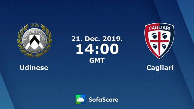Soi keo nha cai Udinese vs Cagliari, 21/12/2019 – VDQG Y (Serie A)