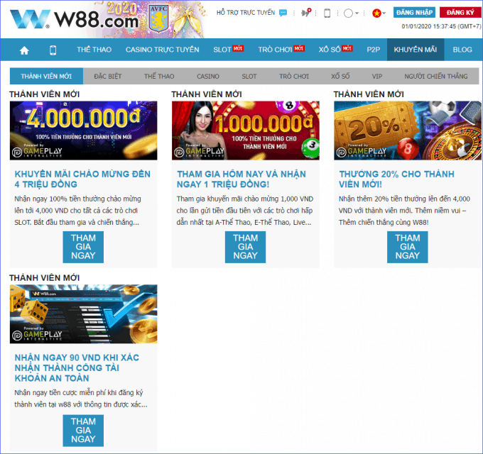 Khuyen mai khach tai w888 the nao?