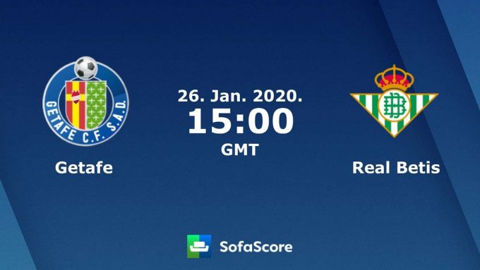 Soi keo nha cai Getafe vs Real Betis, 26/01/2020 – VDQG Tay Ban Nha (La Liga)