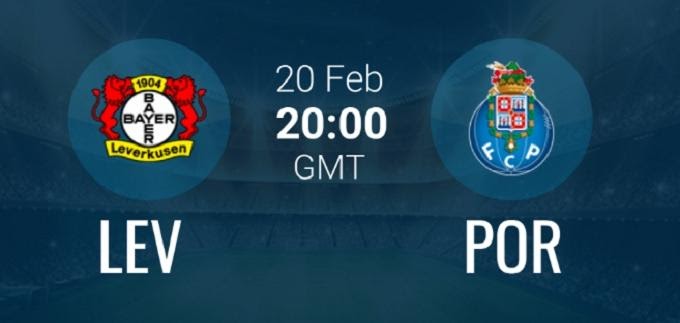 Soi keo nha cai Bayer Leverkusen vs Porto, 21/2/2020 - UEFA Europa League