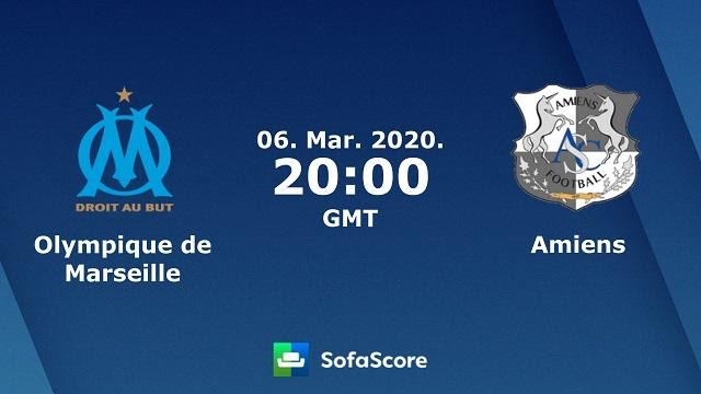 Soi keo nha cai Olympique Marseille vs Amiens, 07/03/2020 - VDQG Phap [Ligue 1]