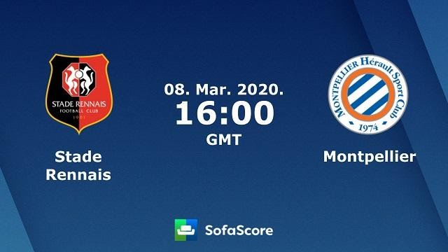 Soi keo nha cai Rennes vs Montpellier, 08/03/2020 – VDQG Phap (Ligue 1)