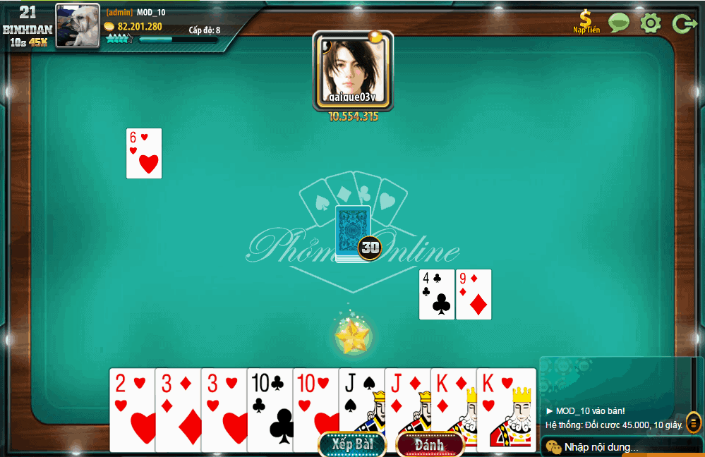 3 tuyệt chiêu cho người chơi phỏm 9 lá