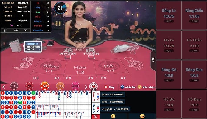 Quy tac choi game Rong Ho online hien nay la gi?